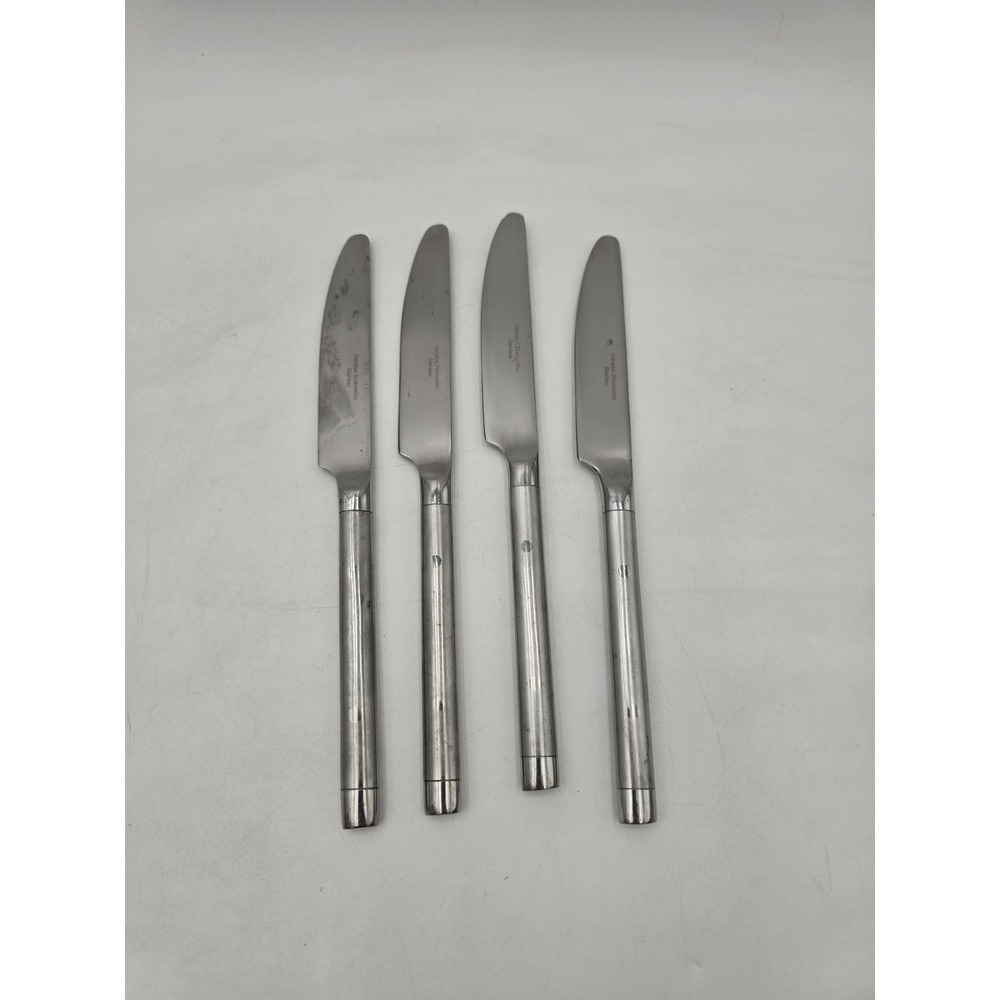 Lot Of 4 Hampton‎ Silversmiths Shangri-la Stainless Knives Shangrila Dots Knife